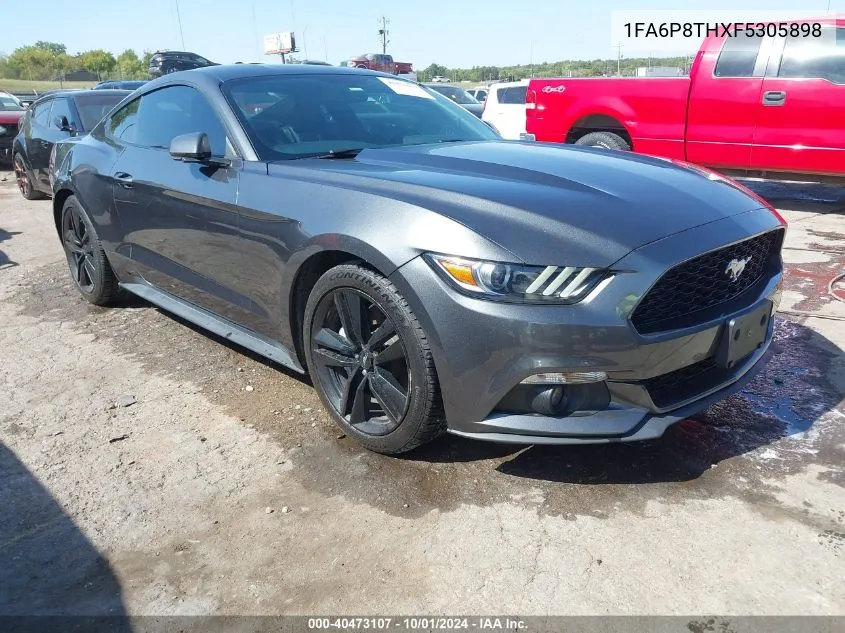 2015 Ford Mustang Ecoboost VIN: 1FA6P8THXF5305898 Lot: 40473107