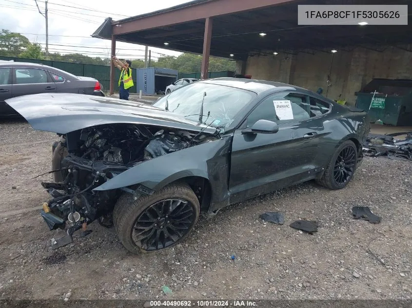 2015 Ford Mustang Gt VIN: 1FA6P8CF1F5305626 Lot: 40490692