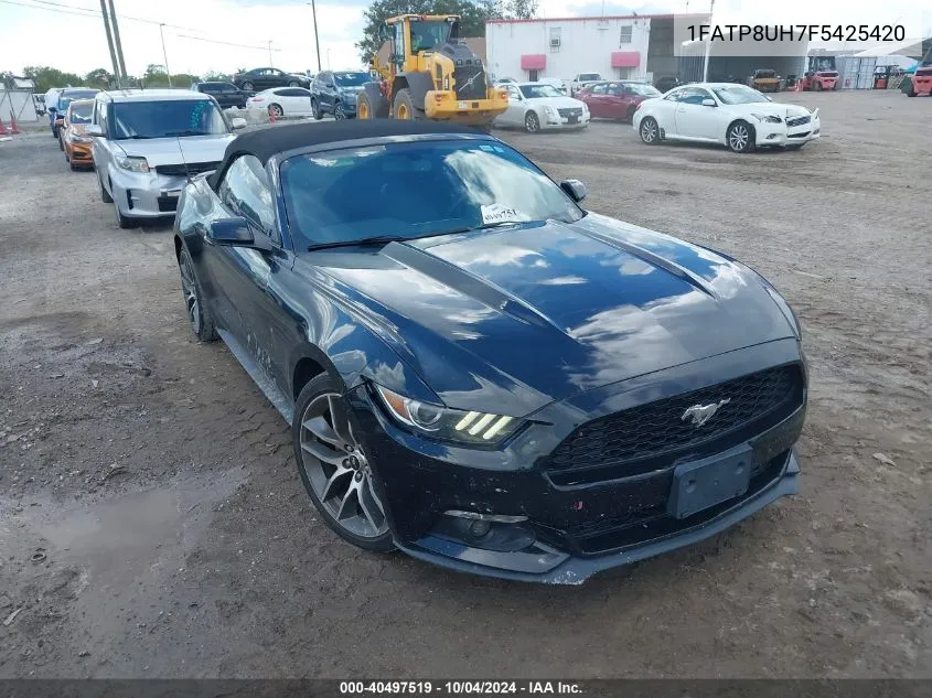 2015 Ford Mustang Ecoboost Premium VIN: 1FATP8UH7F5425420 Lot: 40497519