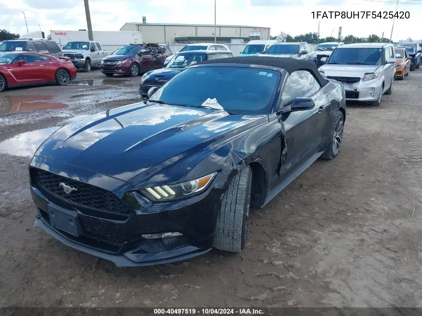 2015 Ford Mustang Ecoboost Premium VIN: 1FATP8UH7F5425420 Lot: 40497519