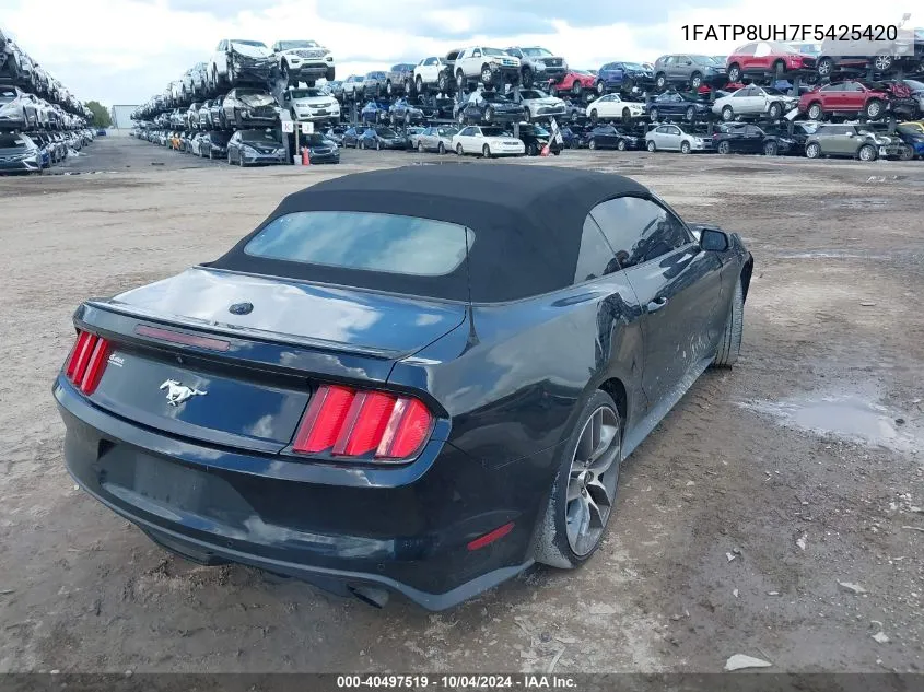 2015 Ford Mustang Ecoboost Premium VIN: 1FATP8UH7F5425420 Lot: 40497519