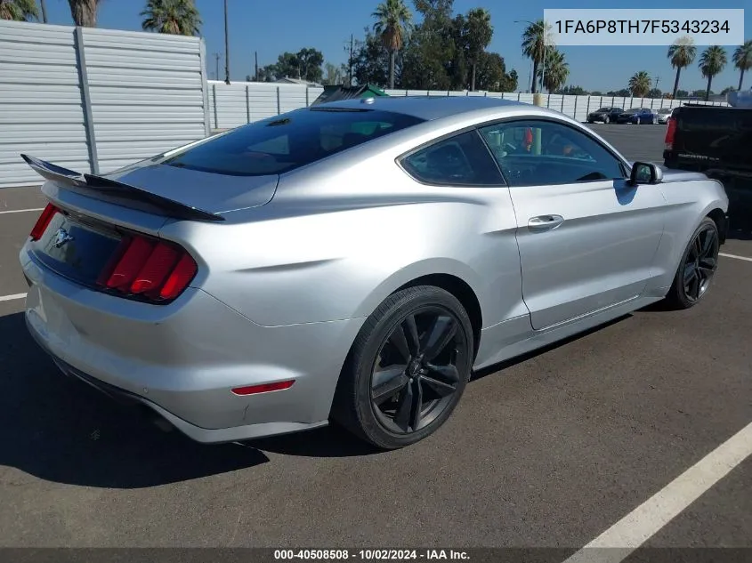 2015 Ford Mustang Ecoboost VIN: 1FA6P8TH7F5343234 Lot: 40508508