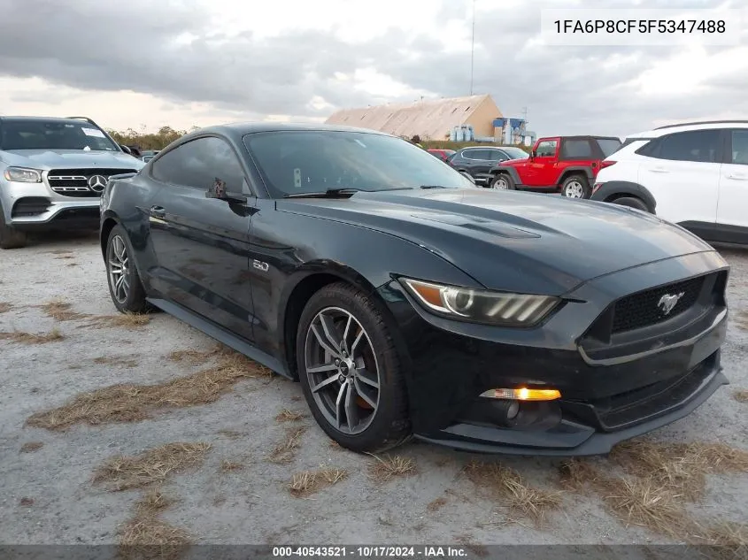 1FA6P8CF5F5347488 2015 Ford Mustang Gt