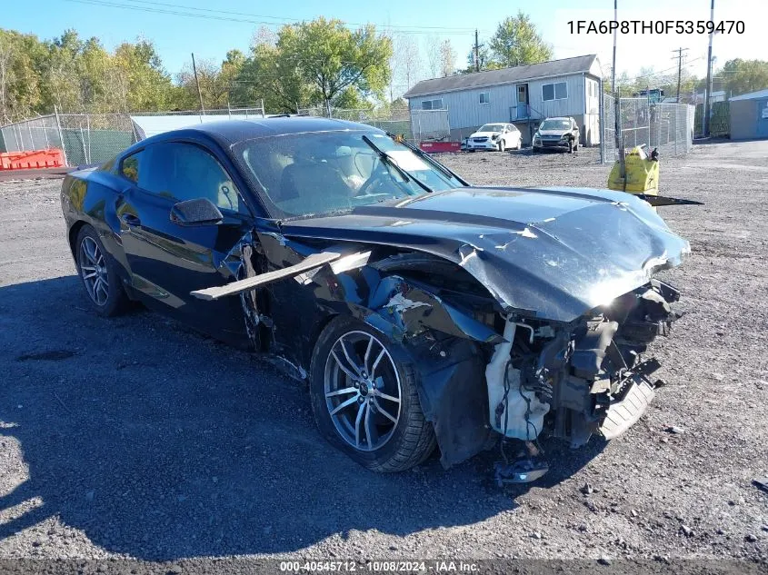 2015 Ford Mustang VIN: 1FA6P8TH0F5359470 Lot: 40545712