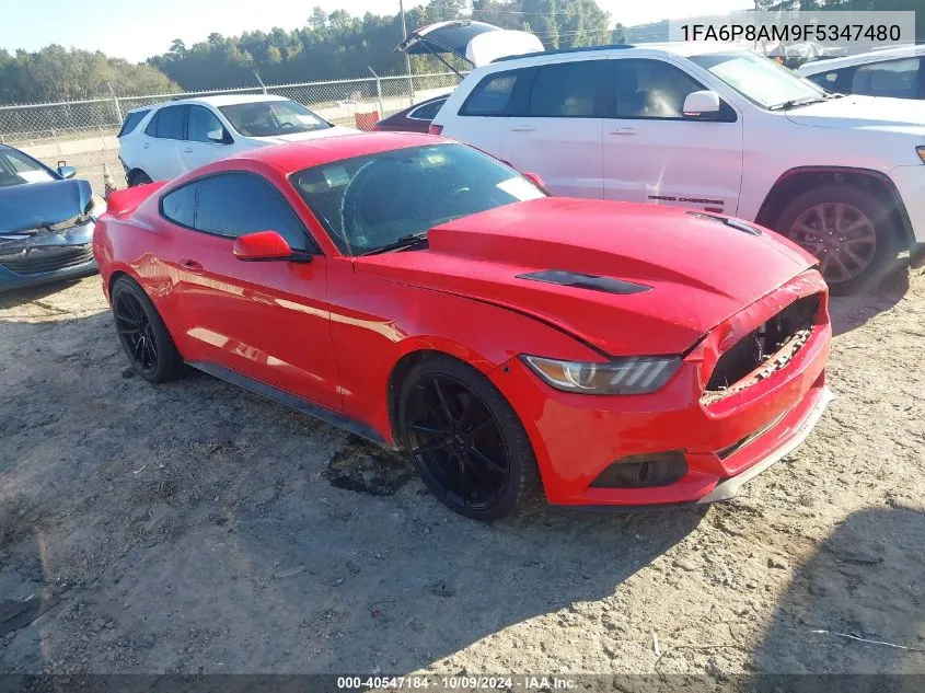 2015 Ford Mustang VIN: 1FA6P8AM9F5347480 Lot: 40547184