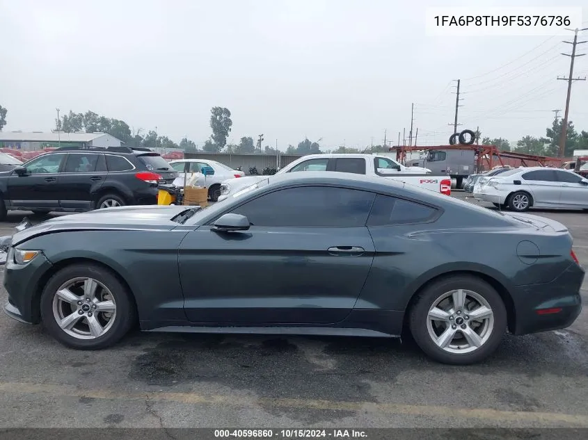 2015 Ford Mustang Ecoboost VIN: 1FA6P8TH9F5376736 Lot: 40596860