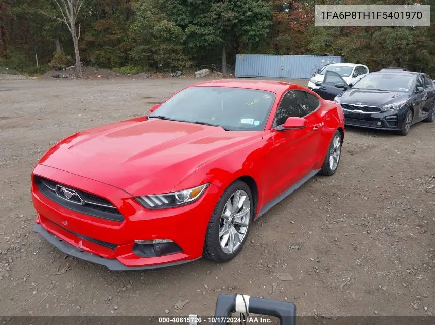 2015 Ford Mustang Ecoboost VIN: 1FA6P8TH1F5401970 Lot: 40615726