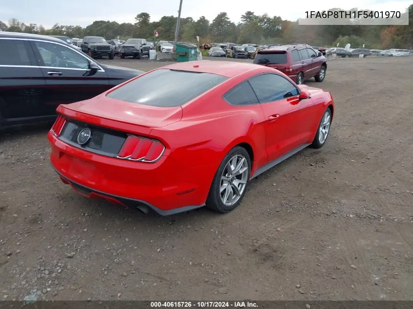 2015 Ford Mustang Ecoboost VIN: 1FA6P8TH1F5401970 Lot: 40615726