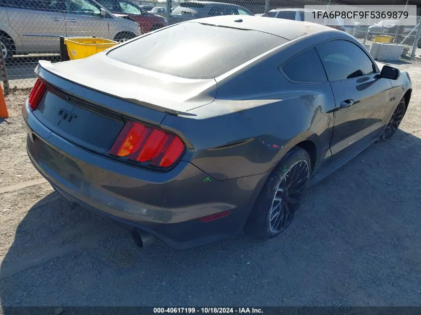 2015 Ford Mustang Gt Premium VIN: 1FA6P8CF9F5369879 Lot: 40617199