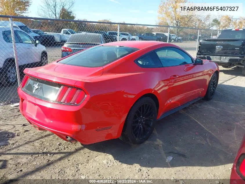 2015 Ford Mustang V6 VIN: 1FA6P8AM6F5407327 Lot: 40628222