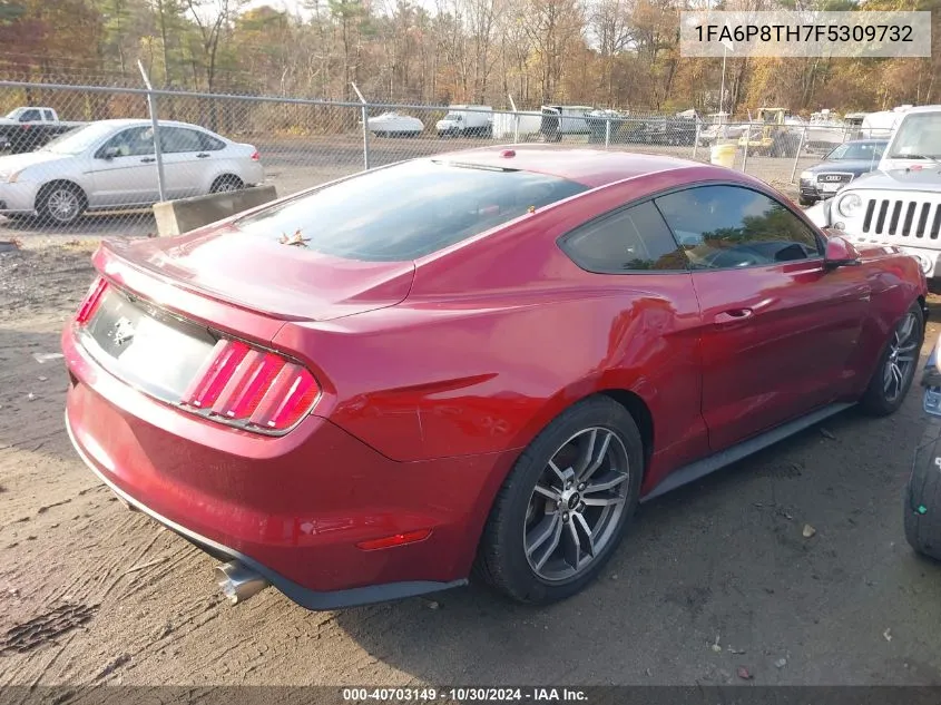 2015 Ford Mustang Ecoboost VIN: 1FA6P8TH7F5309732 Lot: 40703149