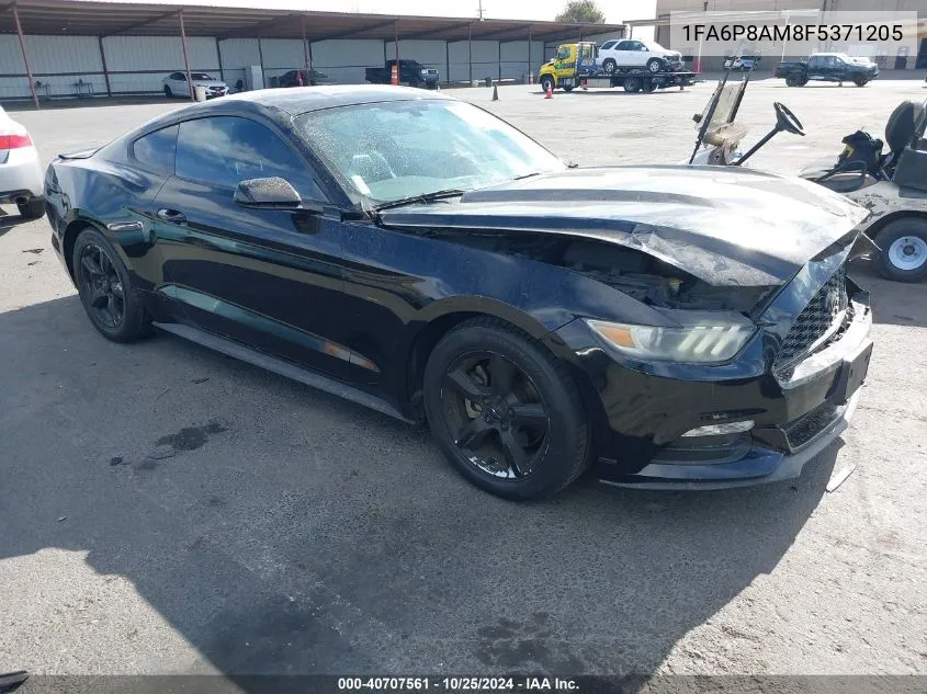 2015 Ford Mustang V6 VIN: 1FA6P8AM8F5371205 Lot: 40707561