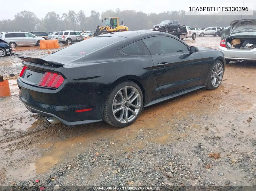 2015 Ford Mustang Ecoboost VIN: 1FA6P8TH1F5330396 Lot: 40806346