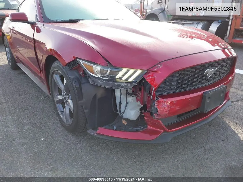 2015 Ford Mustang V6 VIN: 1FA6P8AM9F5302846 Lot: 40895510