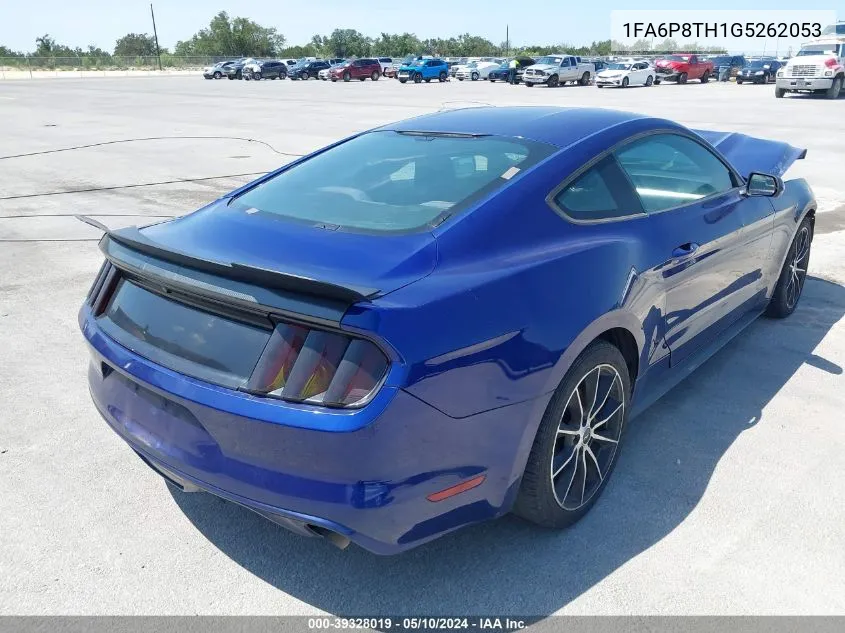 2016 Ford Mustang Ecoboost VIN: 1FA6P8TH1G5262053 Lot: 39328019