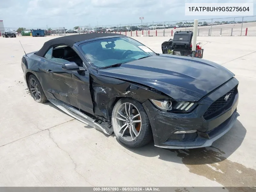 1FATP8UH9G5275604 2016 Ford Mustang Ecoboost Premium