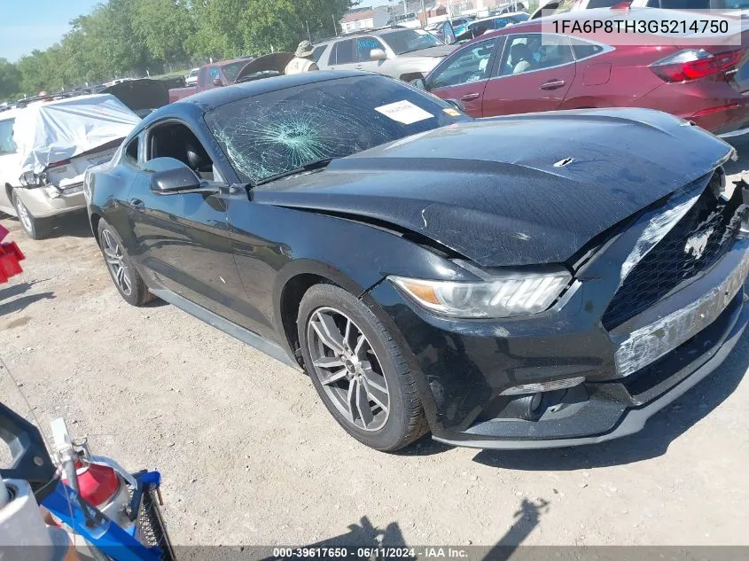 1FA6P8TH3G5214750 2016 Ford Mustang Ecoboost