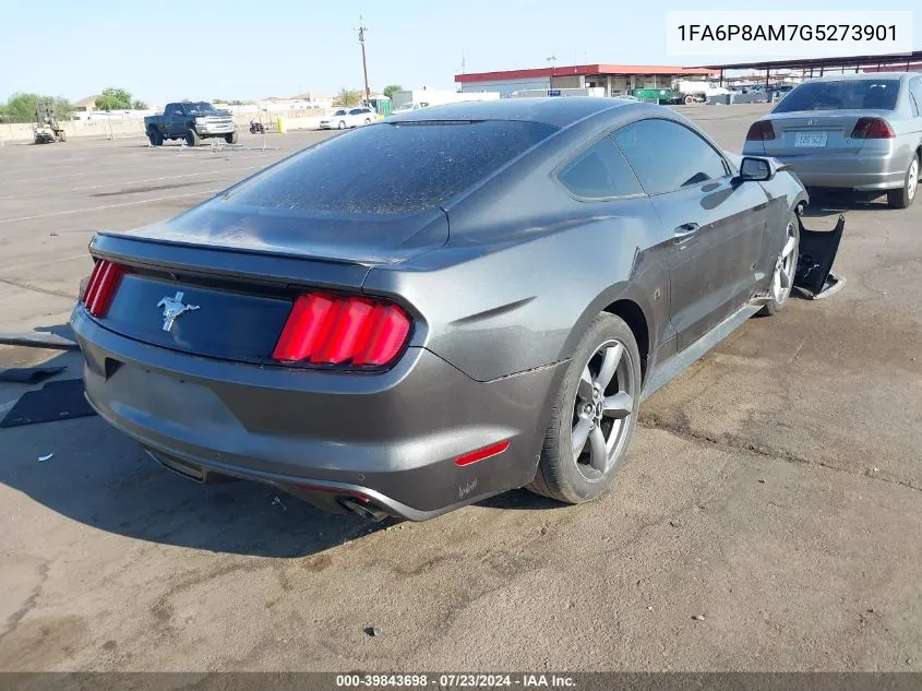 2016 Ford Mustang V6 VIN: 1FA6P8AM7G5273901 Lot: 39922144