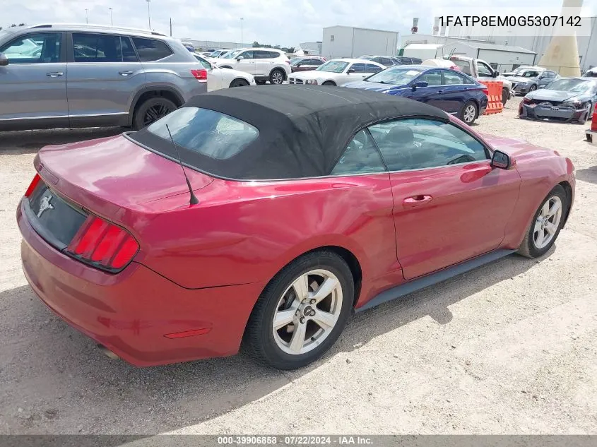 1FATP8EM0G5307142 2016 Ford Mustang V6