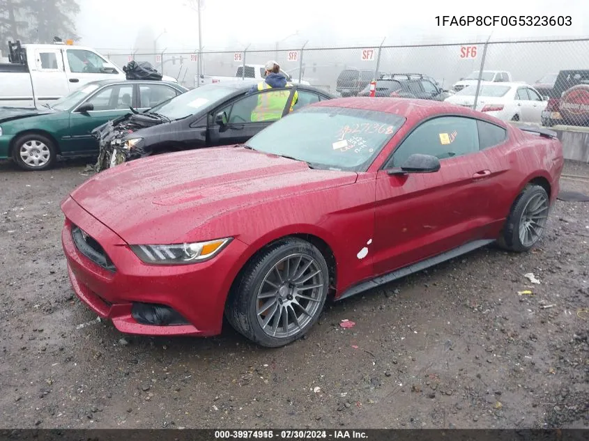 1FA6P8CF0G5323603 2016 Ford Mustang Gt Premium