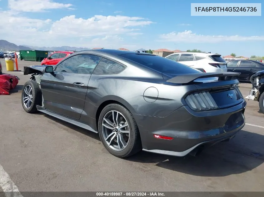 1FA6P8TH4G5246736 2016 Ford Mustang Ecoboost