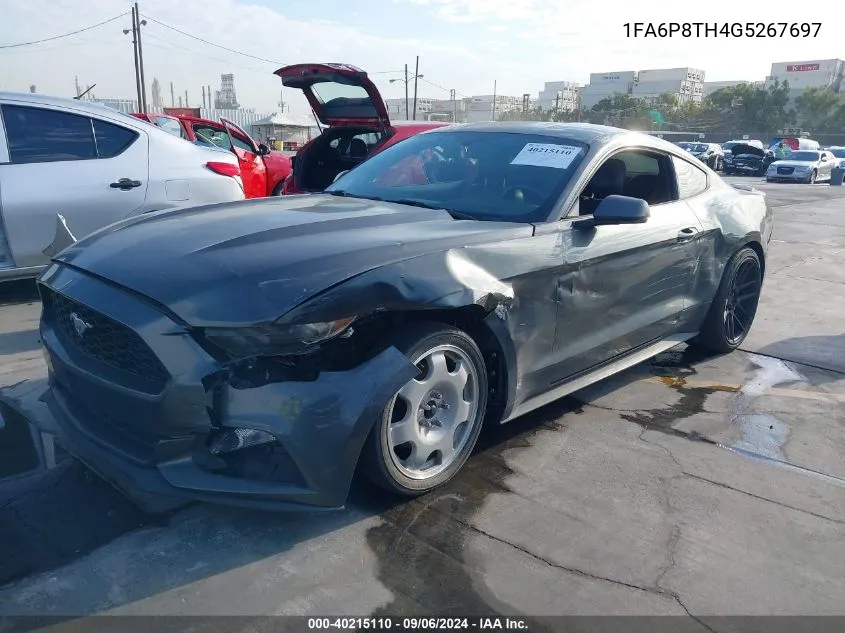 2016 Ford Mustang Ecoboost VIN: 1FA6P8TH4G5267697 Lot: 40215110