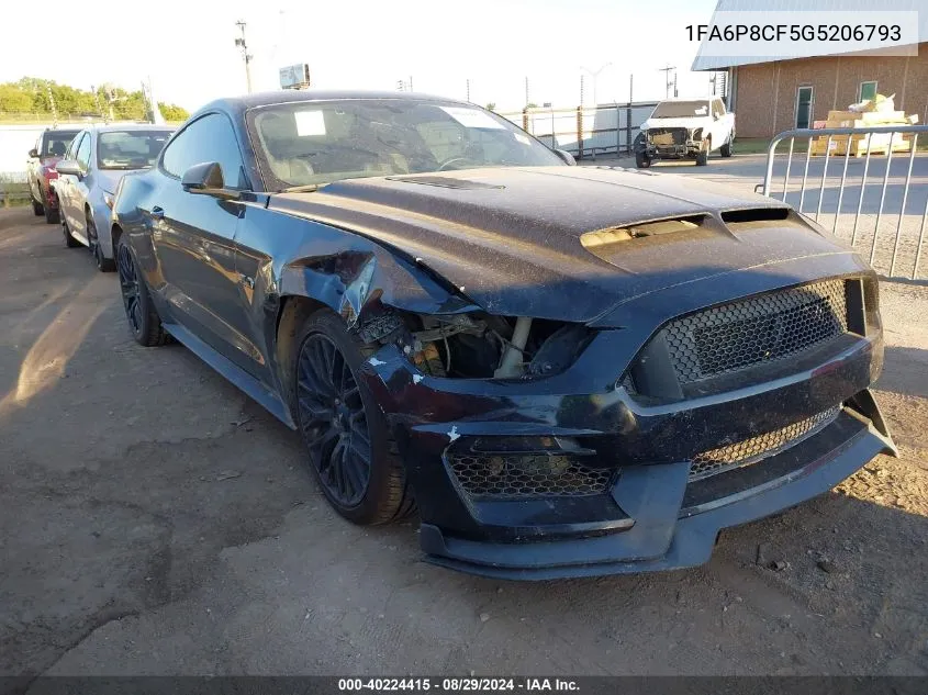 1FA6P8CF5G5206793 2016 Ford Mustang Gt Premium