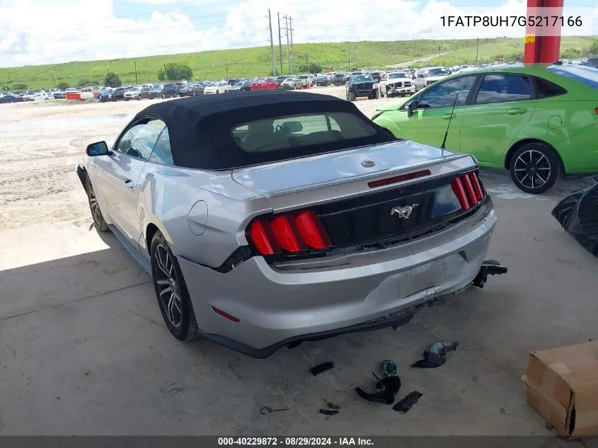 2016 Ford Mustang Ecoboost Premium VIN: 1FATP8UH7G5217166 Lot: 40229872