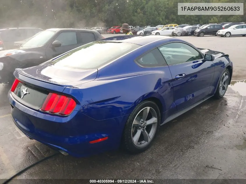 1FA6P8AM9G5260633 2016 Ford Mustang V6