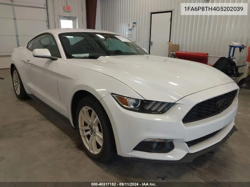 2016 Ford Mustang VIN: 1FA6P8TH4G5202039 Lot: 40317152