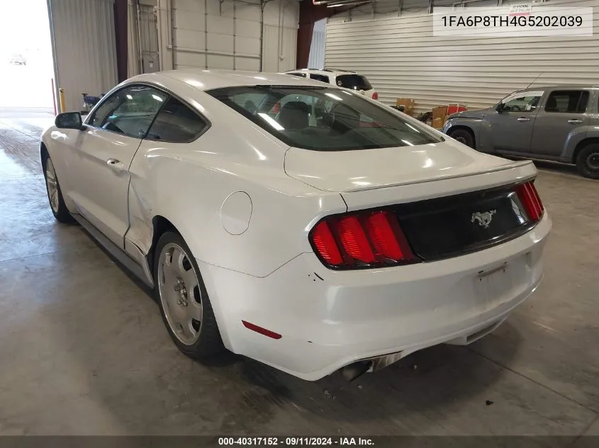 1FA6P8TH4G5202039 2016 Ford Mustang