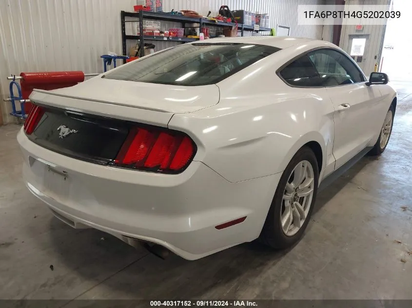 1FA6P8TH4G5202039 2016 Ford Mustang