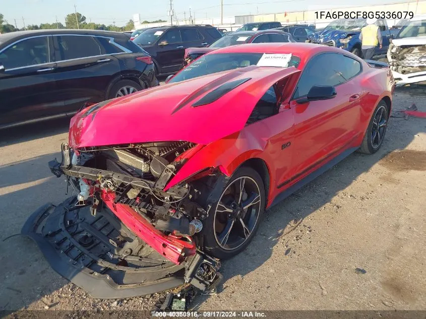 2016 Ford Mustang Gt Premium VIN: 1FA6P8CF8G5336079 Lot: 40350916