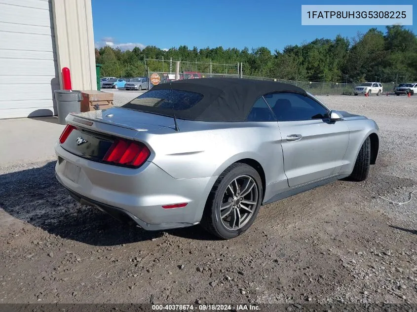 2016 Ford Mustang Ecoboost Premium VIN: 1FATP8UH3G5308225 Lot: 40378674