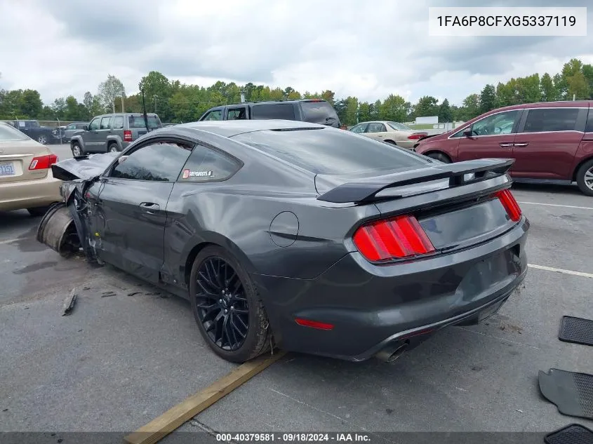 1FA6P8CFXG5337119 2016 Ford Mustang Gt