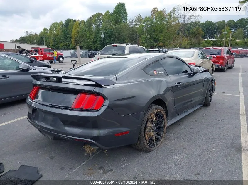 1FA6P8CFXG5337119 2016 Ford Mustang Gt