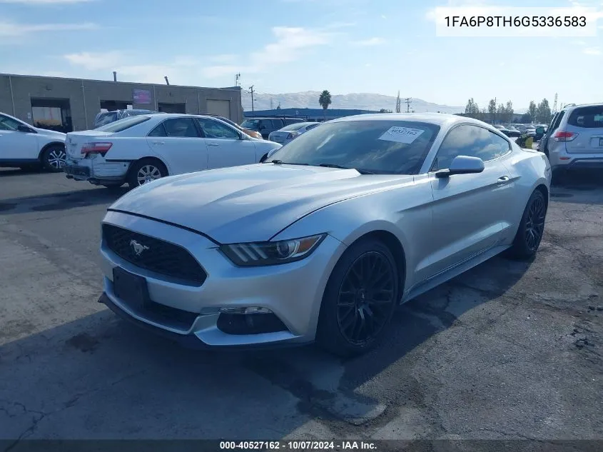 2016 Ford Mustang Ecoboost VIN: 1FA6P8TH6G5336583 Lot: 40527162