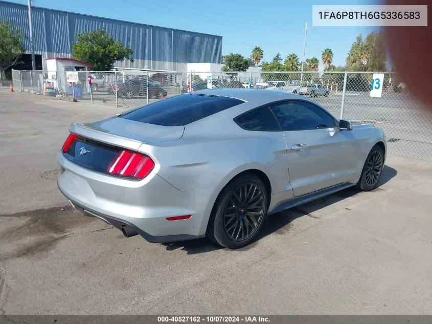 2016 Ford Mustang Ecoboost VIN: 1FA6P8TH6G5336583 Lot: 40527162