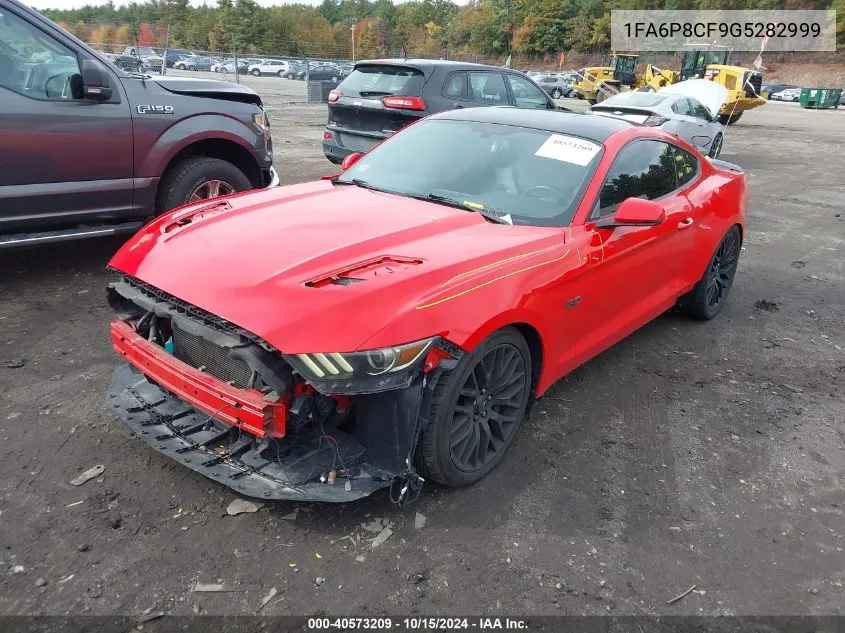 2016 Ford Mustang Gt Premium VIN: 1FA6P8CF9G5282999 Lot: 40573209