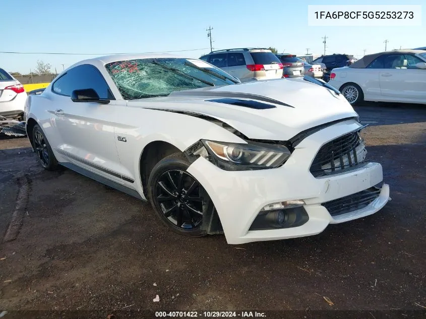 2016 Ford Mustang Gt Premium VIN: 1FA6P8CF5G5253273 Lot: 40701422