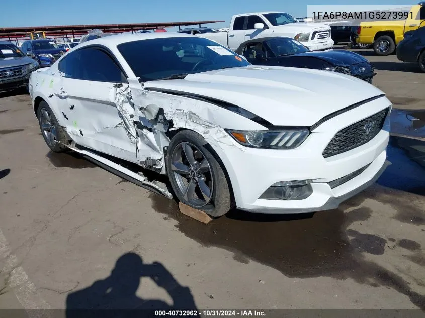 2016 Ford Mustang V6 VIN: 1FA6P8AM1G5273991 Lot: 40732962