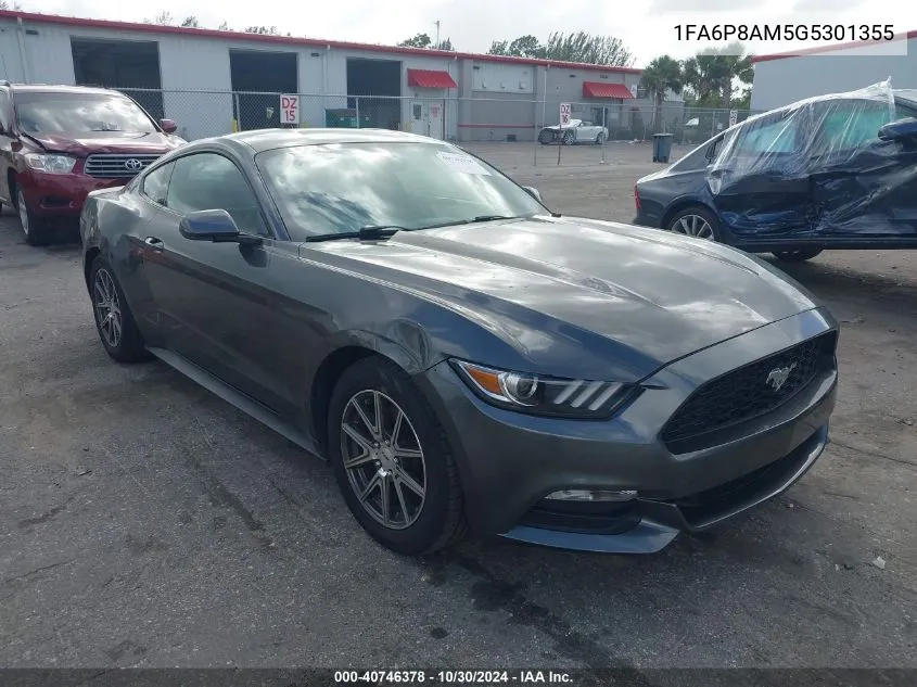 1FA6P8AM5G5301355 2016 Ford Mustang V6