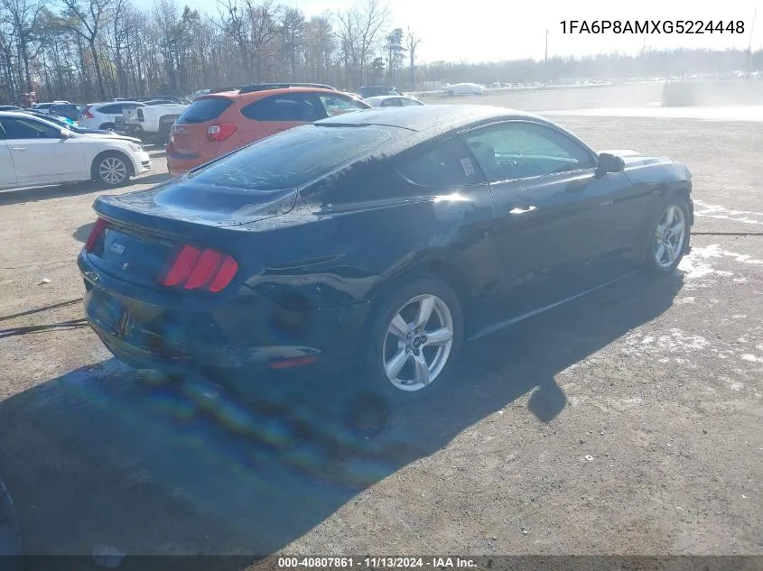 1FA6P8AMXG5224448 2016 Ford Mustang V6