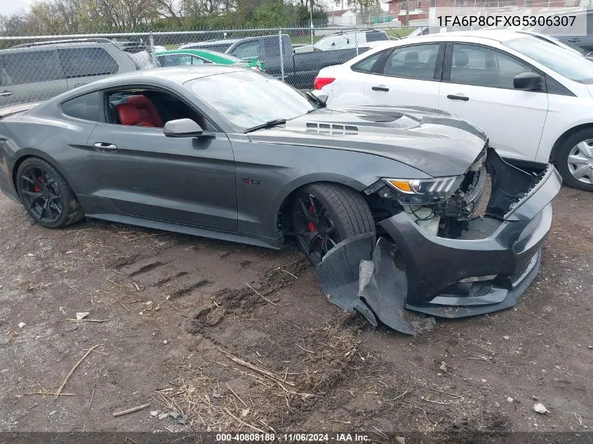 2016 Ford Mustang Gt Premium VIN: 1FA6P8CFXG5306307 Lot: 40808188