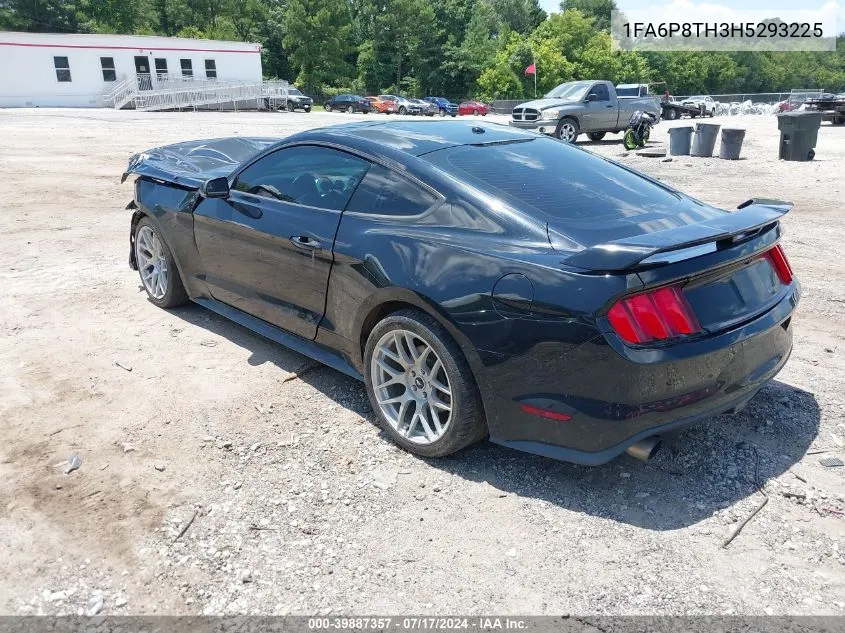 2017 Ford Mustang Ecoboost VIN: 1FA6P8TH3H5293225 Lot: 39887357