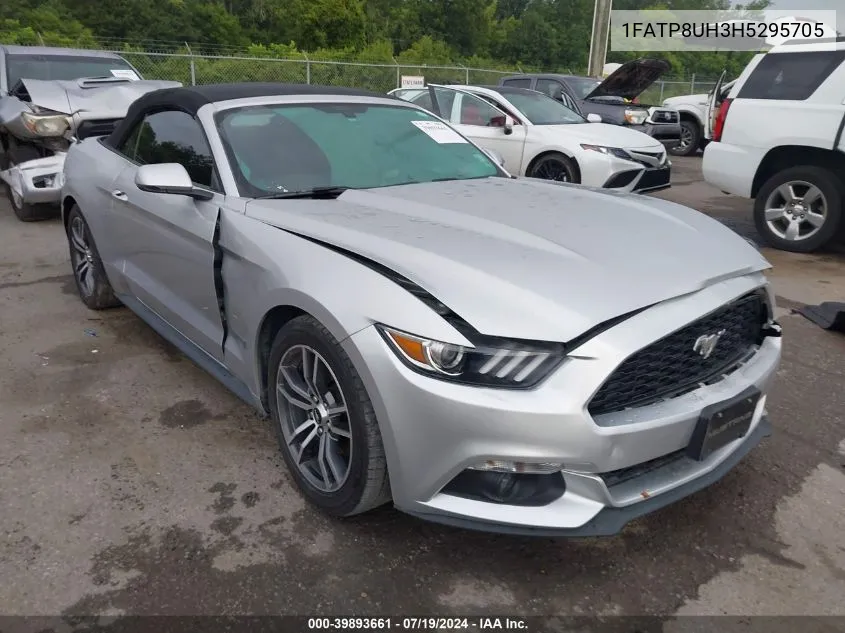 2017 Ford Mustang Ecoboost Premium VIN: 1FATP8UH3H5295705 Lot: 39893661