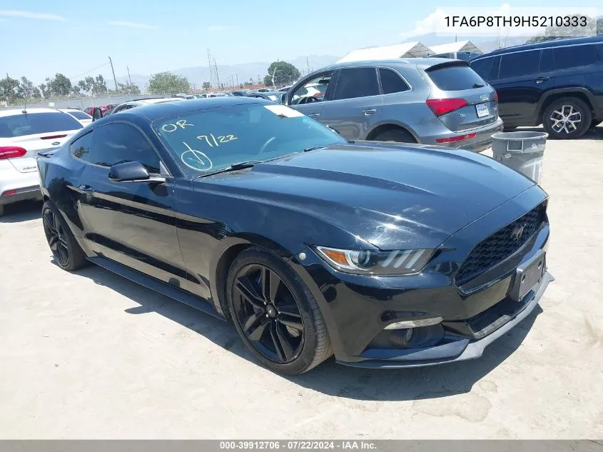 2017 Ford Mustang Ecoboost VIN: 1FA6P8TH9H5210333 Lot: 39912706