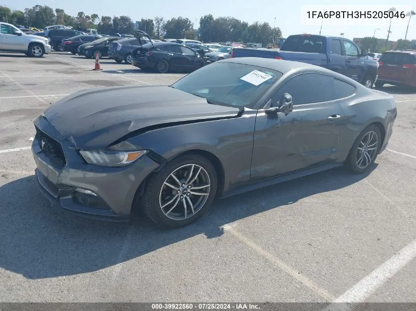 1FA6P8TH3H5205046 2017 Ford Mustang Ecoboost