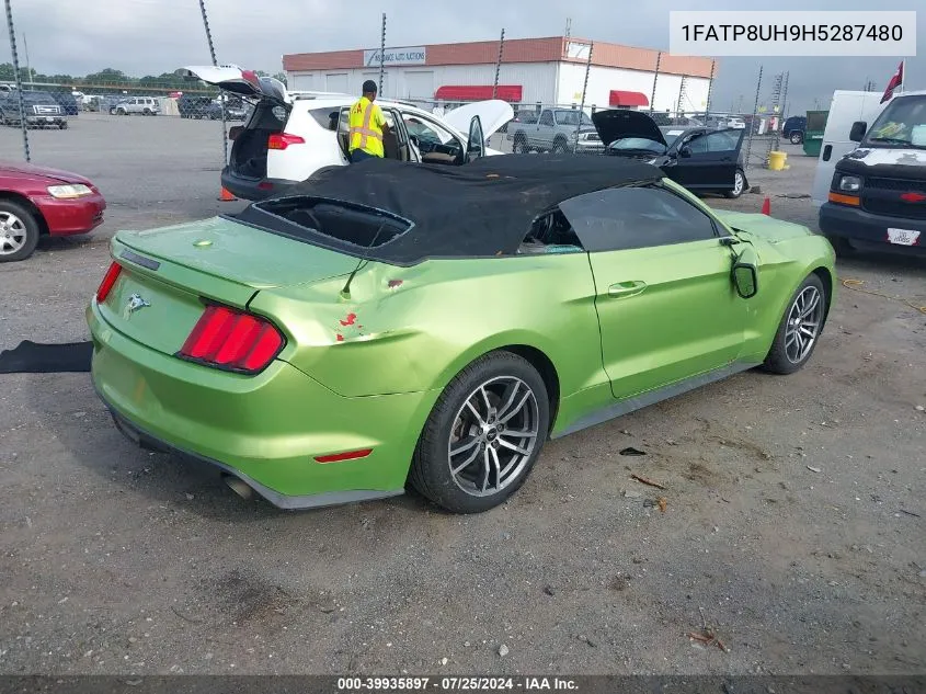 1FATP8UH9H5287480 2017 Ford Mustang Ecoboost Premium