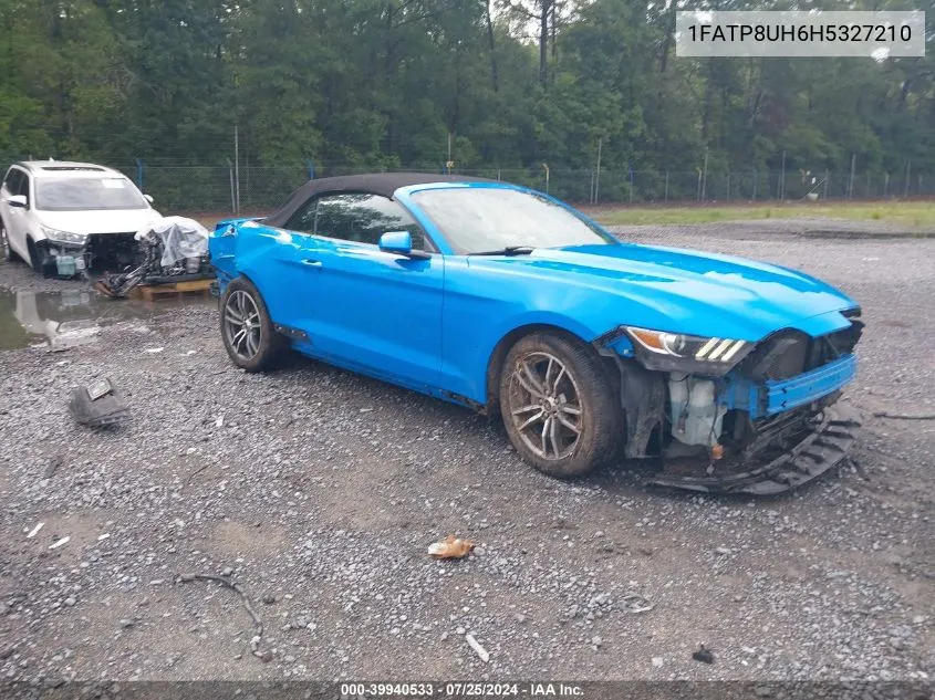 1FATP8UH6H5327210 2017 Ford Mustang Ecoboost Premium